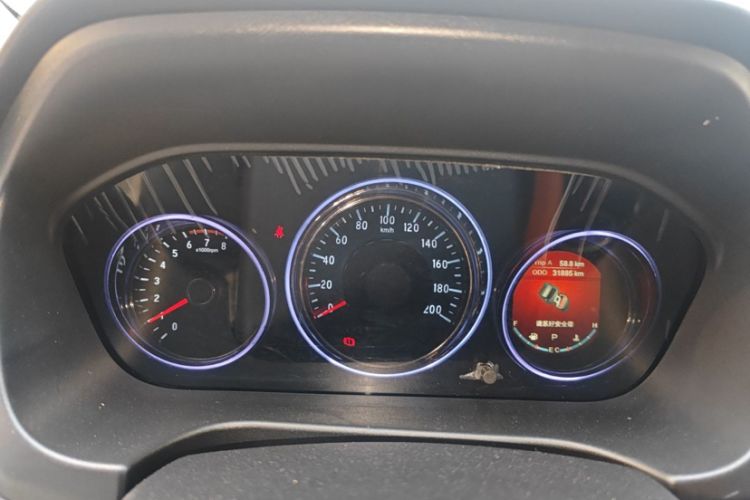 Used HYOSOW H5 2018 1.3T CVT Luxury Model Odometer Close Up