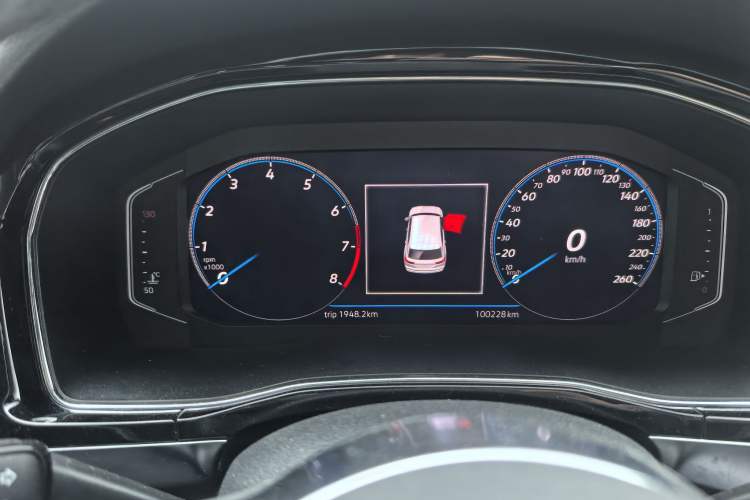 Used Volkswagen Teramont X 2019 380TSI Four-Wheel Drive Prestige Luxury Edition Odometer Close Up