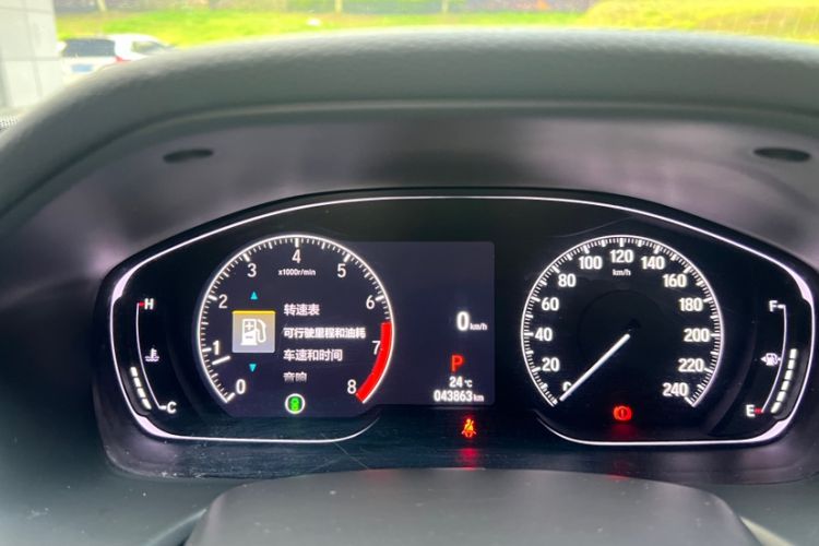 Used Honda Inspire 2022 260TURBO Jingyue Version Odometer Close Up