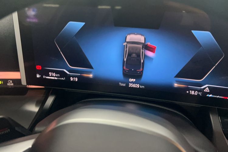 Used BMW 5 Series 2025 525Li M Sport Package Odometer Close Up