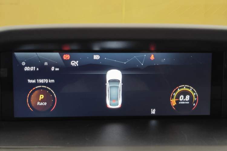 Used CHANGAN UNI-V 2022 1.5T Smart Navigation Version Odometer Close Up