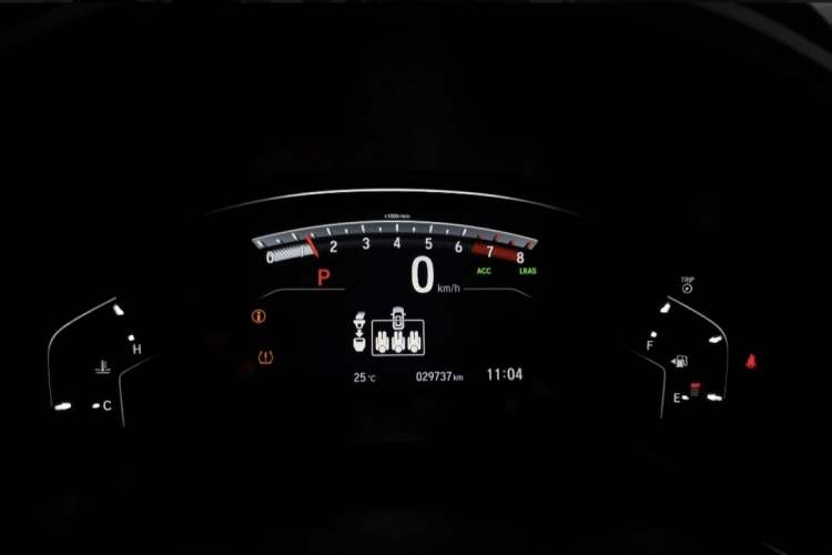 Used Honda Breeze 2021 240TURBO CVT Two-Wheel Drive Smart Enjoyment Version Odometer Close Up