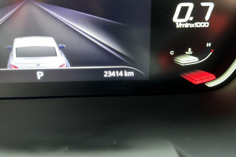 Used MG 5 2022 180 DVVT CVT Youth Flagship Edition Odometer Close Up