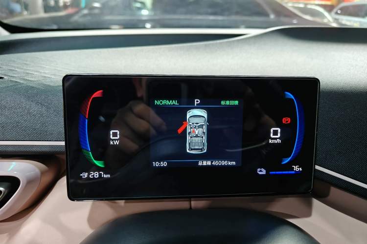 Used BYD Seagull 2025 405 km Flying Edition Odometer Close Up