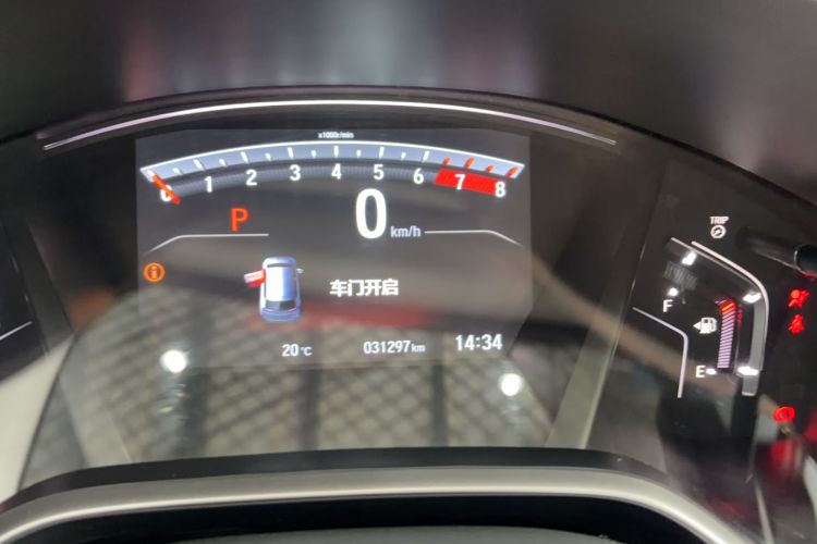 Used Honda Breeze 2021 240TURBO CVT Front-Wheel Drive Elite Edition Odometer Close Up