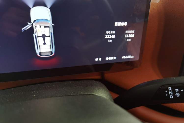 Used Wey Lanshan 2025 Four-Wheel Drive Ultra Odometer Close Up