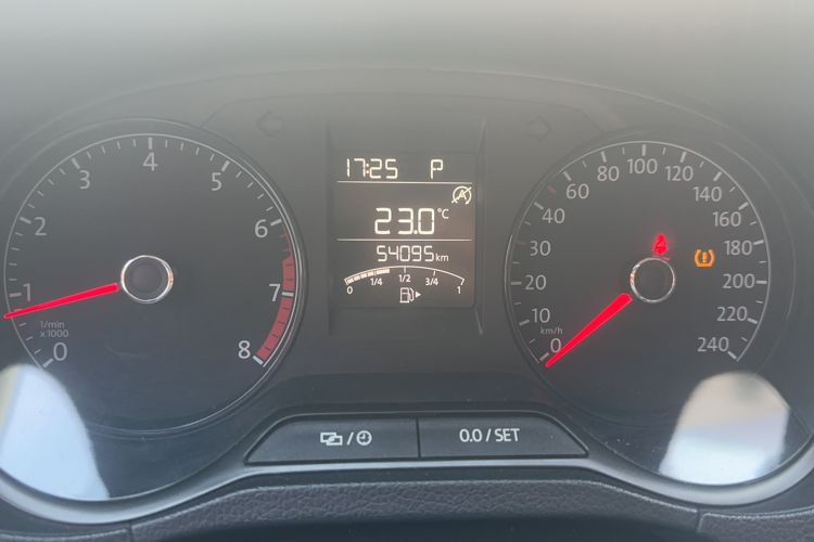 Used Volkswagen Polo 2018 1.5L Automatic Advanced Driving Model Odometer Close Up