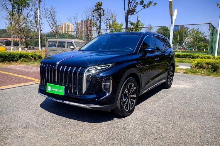 Used Hongqi HS7 2023 2.0T Automatic All-Wheel Drive Flagship Edition 7 Seats Front Left 45 Deg