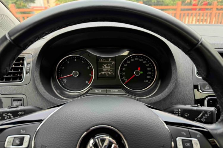 Used Volkswagen Polo 2018 1.5L Automatic Enjoyment Model Odometer Close Up