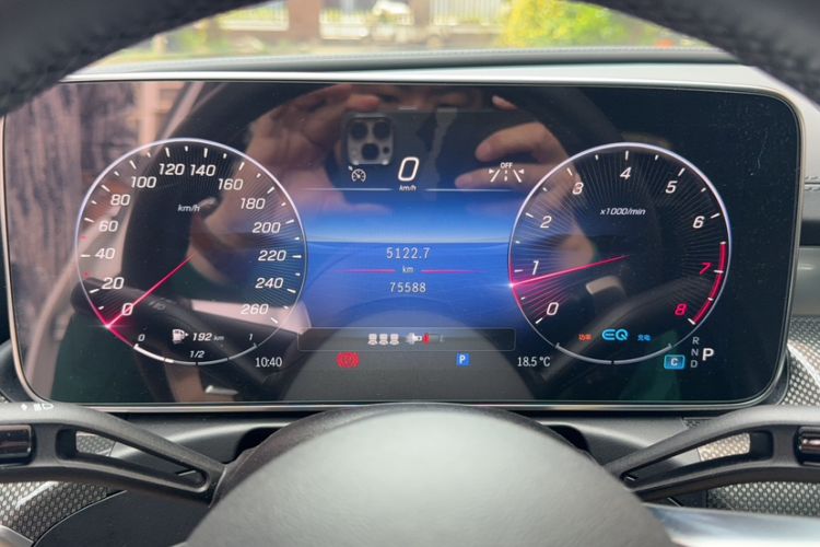 Used Mercedes-Benz C-Class 2022 Restyled C 260 L Sport Edition Odometer Close Up