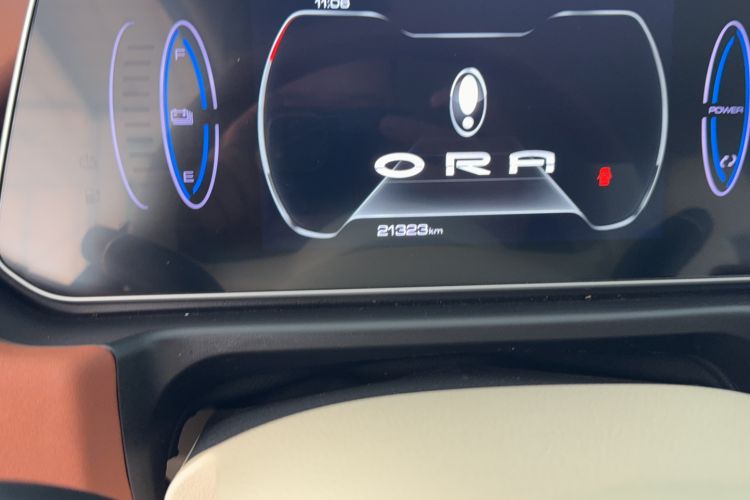 Used ORA Good Cat 2023 401 km Standard Range Luxury Version Lithium Iron Phosphate Odometer Close Up