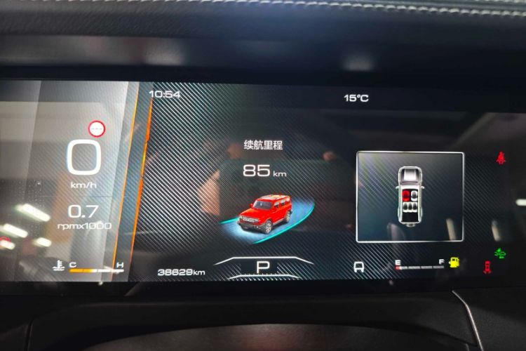 Used Tank 300 2021 City Edition 2.0T—Truly Stylish Odometer Close Up