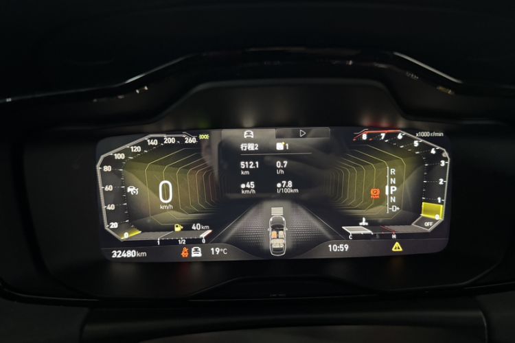 Used Lynk & Co 03 2022 2.0TD DCT JingPro Odometer Close Up