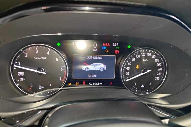 Used Buick Envision 2022 Facelift Encore S 552T Two-Wheel Drive Elite Model Odometer Close Up