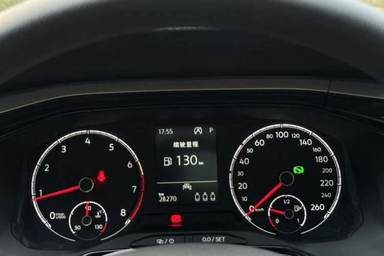 Used Volkswagen Polo 2021 Plus 1.5L Automatic Colorful Tech Edition Odometer Close Up