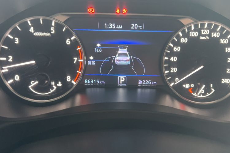 Used Nissan Teana 2019 2.0L XL Upper SmartDrive Version Odometer Close Up