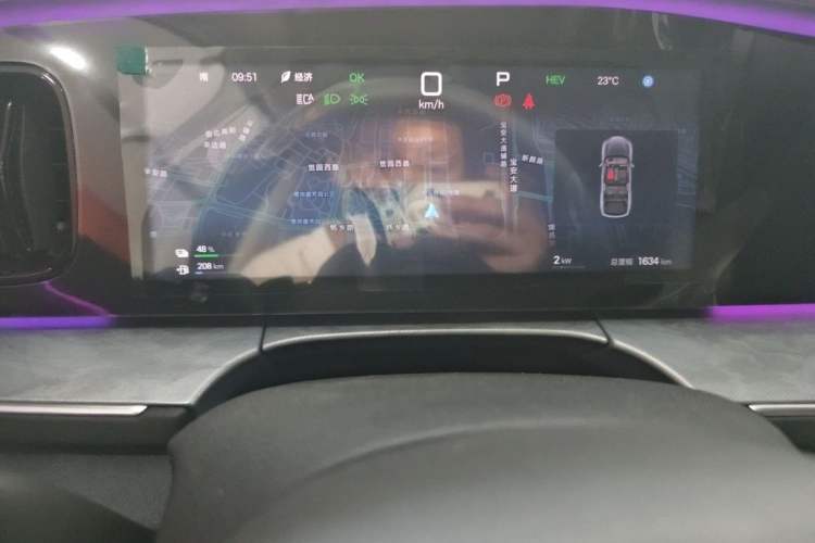 Used BYD Sealion 07 DM-i 2025 150 Flagship Edition Odometer Close Up