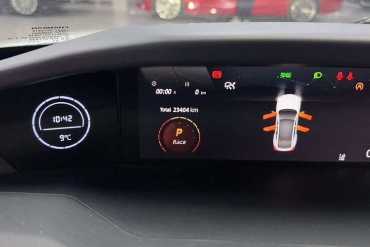 Used CHANGAN UNI-V 2022 1.5T Prestige Version Odometer Close Up