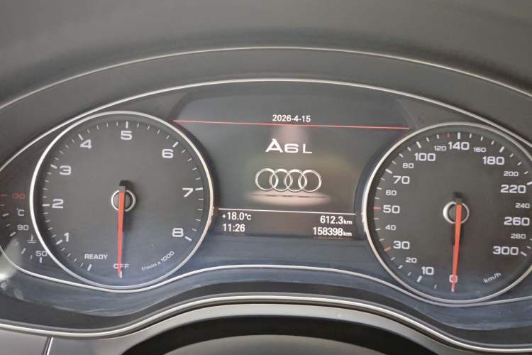 Used Audi A6L 2017 30 FSI Comfort Model Odometer Close Up