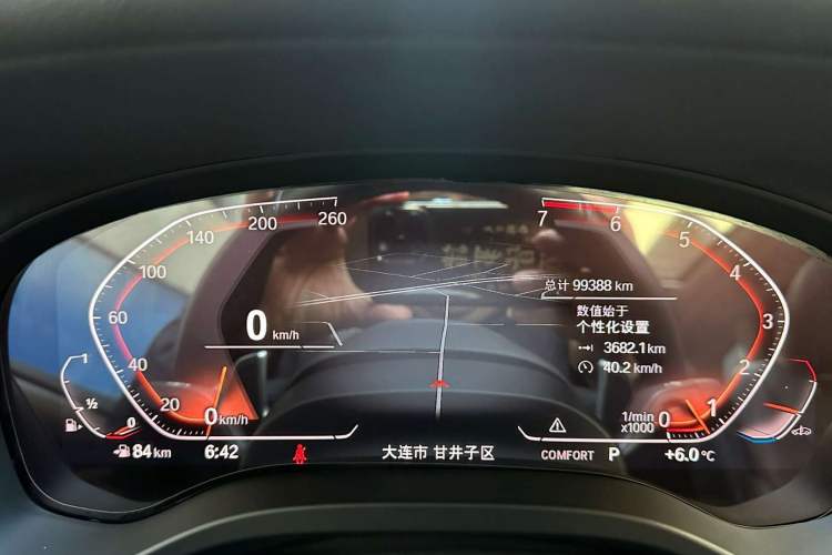 Used BMW X3 2020 xDrive28i M Sport Package Odometer Close Up