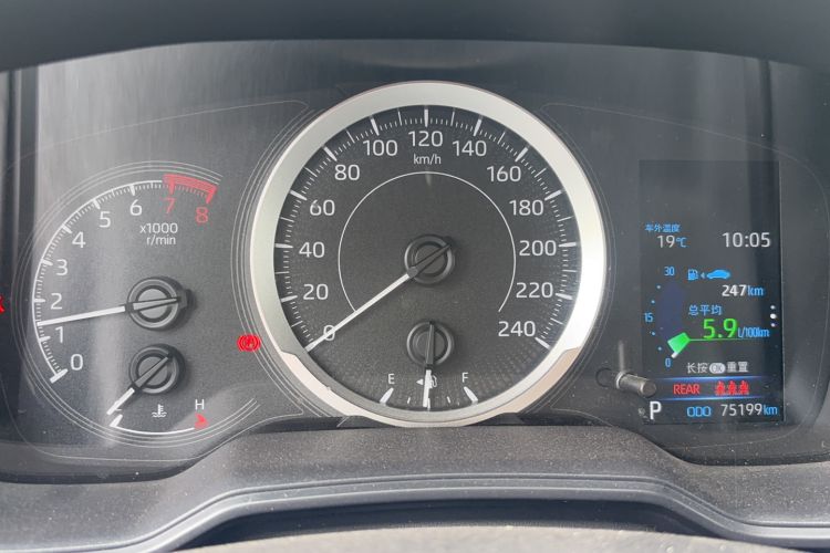 Used Toyota Allion 2022 2.0L Elite Edition Odometer Close Up