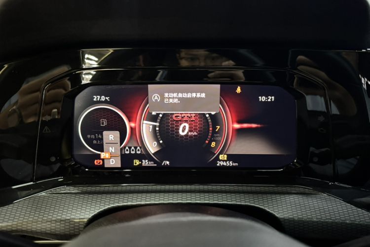 Used Volkswagen Golf GTI 2021 Facelift 380TSI DSG GTI Odometer Close Up