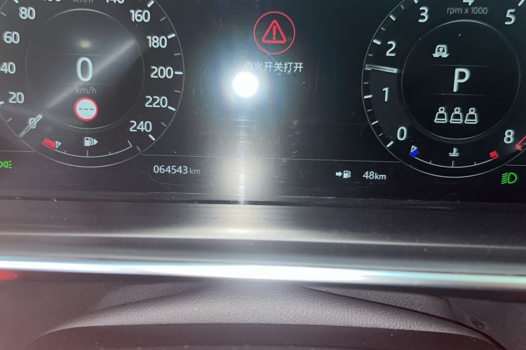 Used Land Rover Range Sport 2022 3.0 L6 SE Odometer Close Up