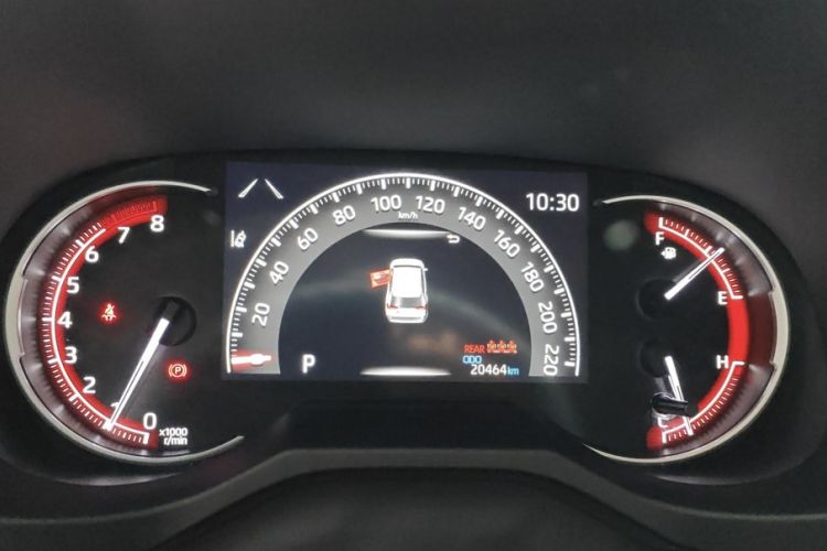 Used Toyota RAV4 2023 2.0L CVT Two-Wheel Drive Fashion Edition Odometer Close Up