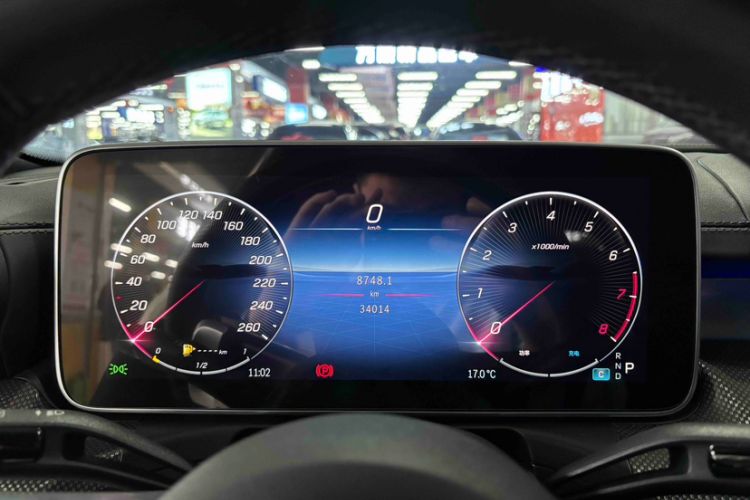 Used Mercedes-Benz C-Class 2024 Restyled C 260 L Sport Edition Odometer Close Up