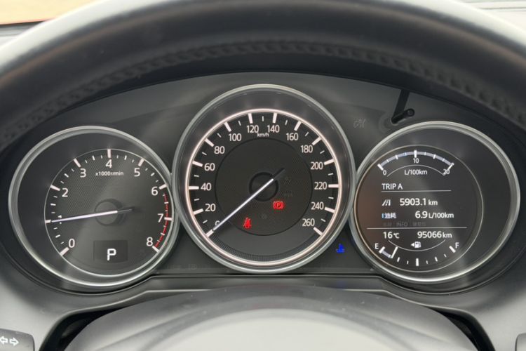 Used Mazda Atenza 2018 2.5L Blue Sky Prestige Edition China VI compliant Odometer Close Up