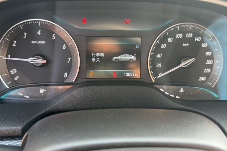 Used Buick GT 2021 Revised Version Flagship 1.5L Automatic Elite Edition Odometer Close Up