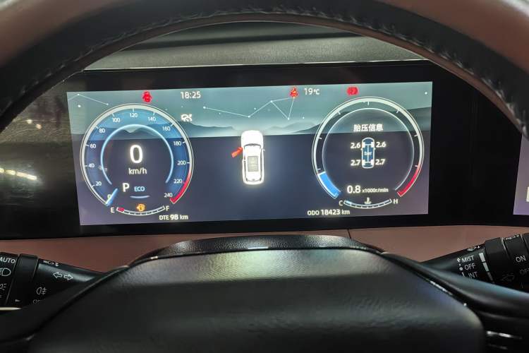 Used CHANGAN CS75 PLUS 2024 3rd Generation Champion Edition 1.5T Intelligent Drive Dynamic Model Odometer Close Up