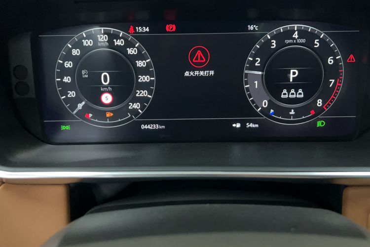 Used Land Rover Range Sport 2022 3.0 L6 YAO Black Edition Odometer Close Up