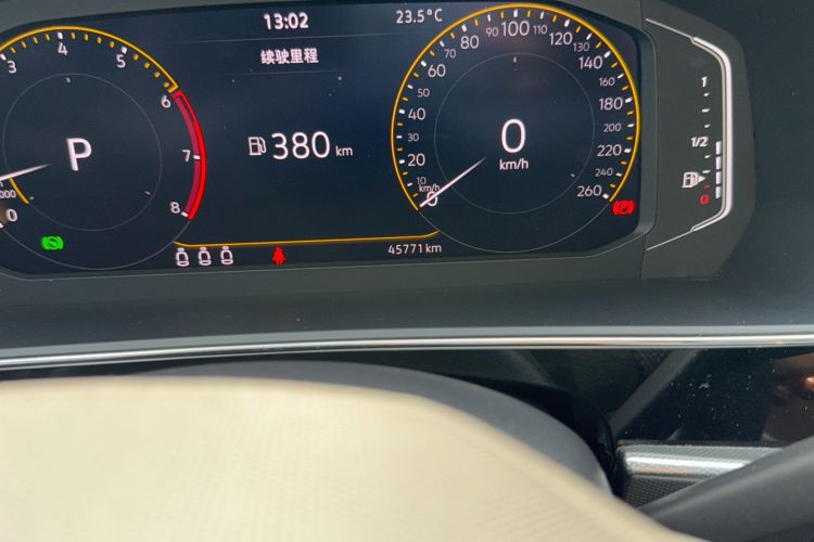 Used Volkswagen Passat 2024 380TSI Dragon Edition Odometer Close Up