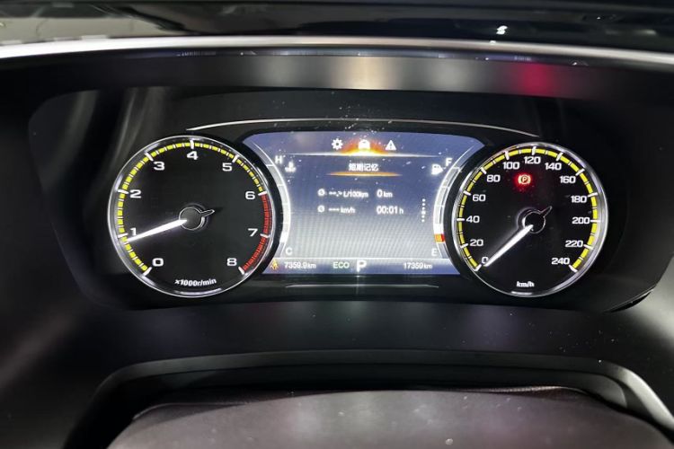 Used GAC Trumpchi M8 2021 Revised Version Lingxiu Series 390T Luxury Edition Odometer Close Up