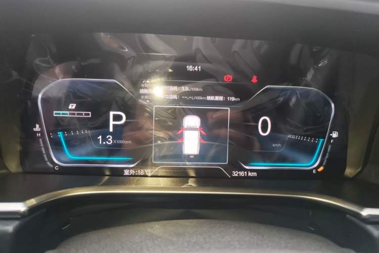 Used BAIC Off-Road BJ40 2024 2.0T Urban Hunter Honor Edition Odometer Close Up