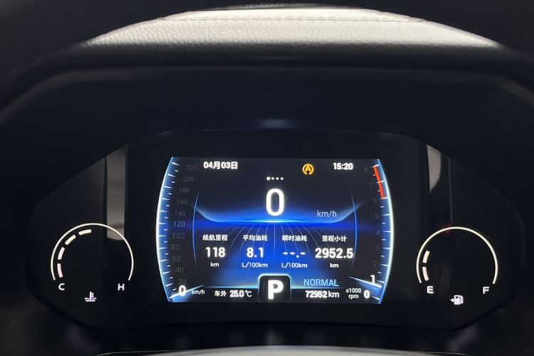 Used Chery Tiggo 8 2021 Kunpeng Edition 290TGDI Automatic Zhubfeng+ Version Odometer Close Up