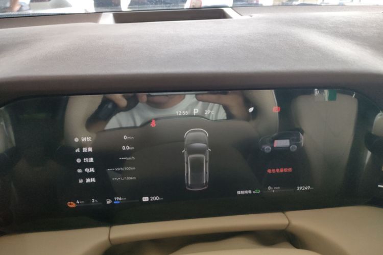 Used Hima AITO M7 2024 1.5T Rear-Drive Plus Version 5 Seats Odometer Close Up