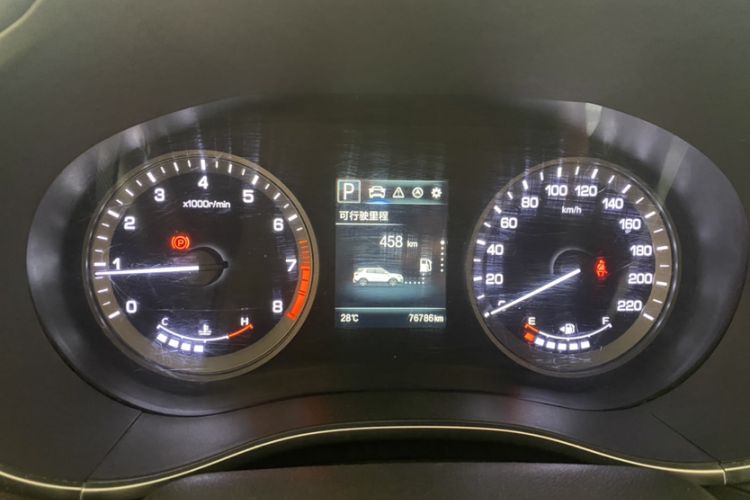 Used CHANGAN CS55 2018 1.5T Automatic Colorful Edition China V Standard Odometer Close Up