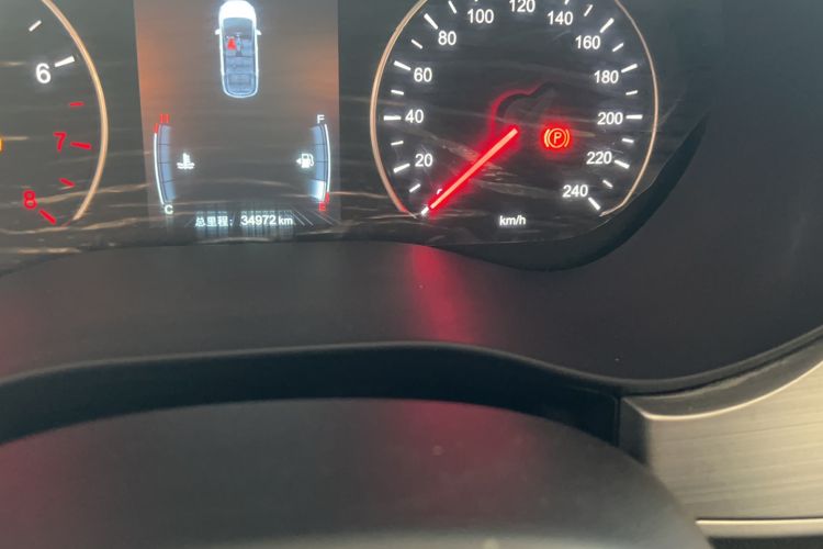 Used BYD Song MAX 2021 Upgraded Model 1.5T Automatic Luxury 7-Seater Odometer Close Up