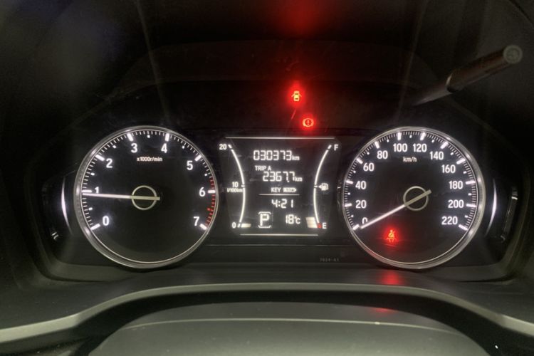 Used Honda Crider 2019 180 Turbo CVT Luxury Edition China VI Emission Standard Odometer Close Up