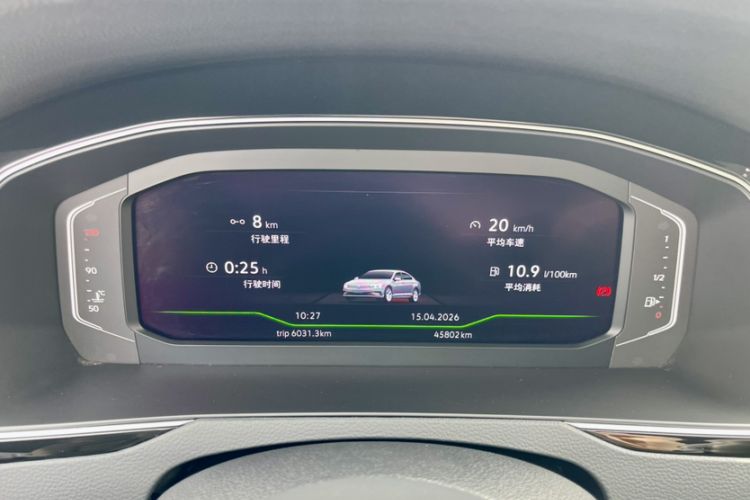 Used Volkswagen Magotan 2023 2 Million Units Commemorative Edition 330TSI DSG Luxury Version Odometer Close Up