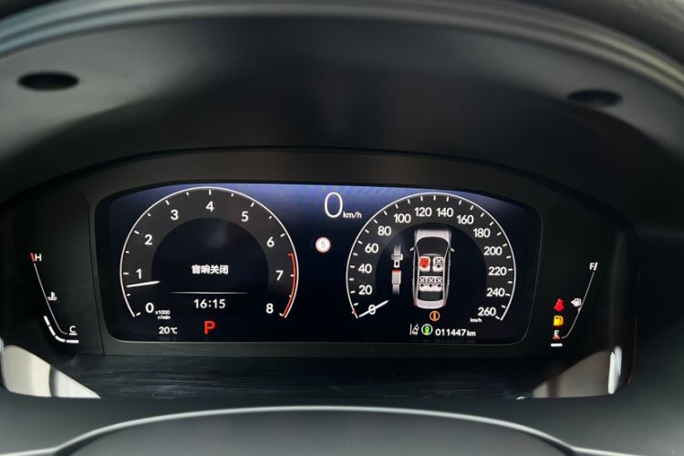 Used Honda Integra 2023 240TURBO CVT Tech Edition Odometer Close Up