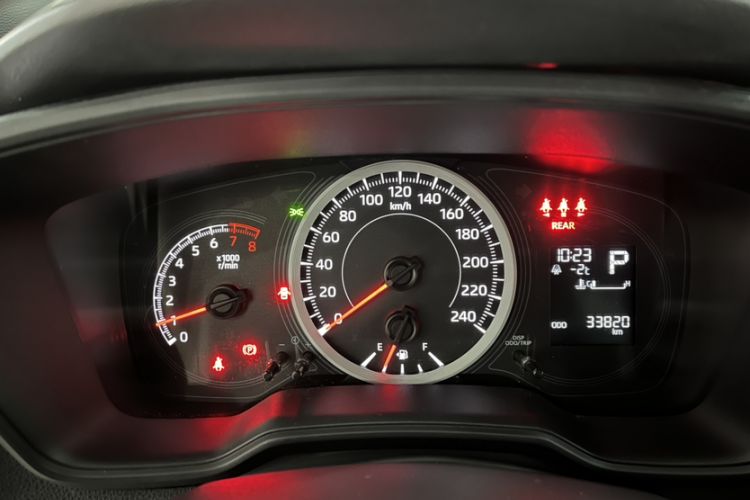 Used Toyota Levin 2022 TNGA 1.5L CVT Leading Edition Odometer Close Up