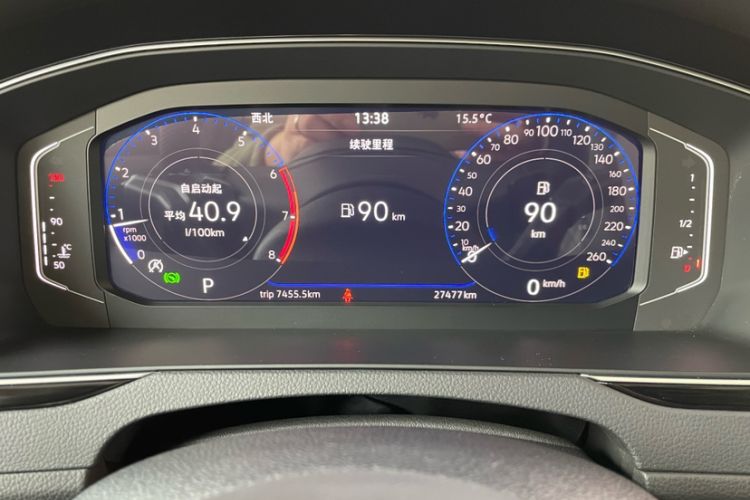 Used Volkswagen Magotan 2023 2 Million Units Commemorative Edition 330TSI DSG Luxury Version Odometer Close Up