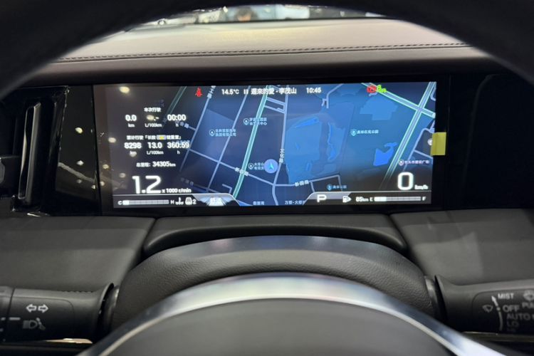 Used GAC Trumpchi M8 2024 Master Series 400T Ultimate Edition Odometer Close Up