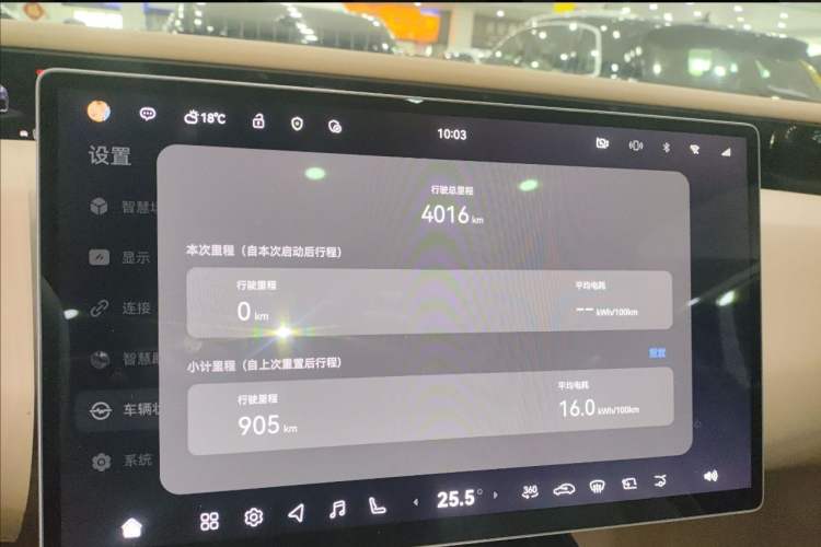 Used Avatr 07 2024 Pro+ All-Electric Version Odometer Close Up