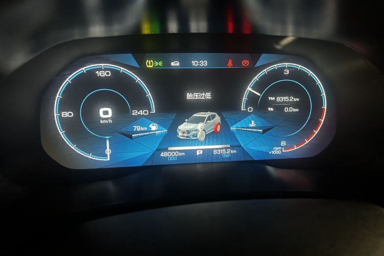 Used Haval H4 2019 1.5 GDIT Pro Version China VI Standard Odometer Close Up