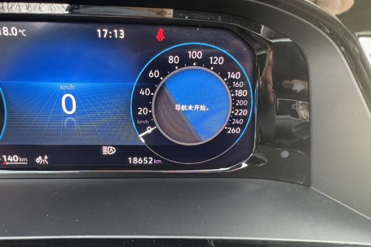 Used Volkswagen Teramont 2023 380TSI Four-Wheel Drive Prestige Flagship Edition Odometer Close Up