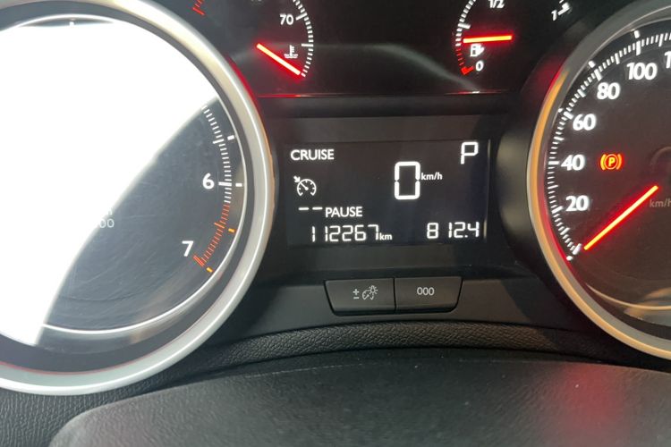 Used Peugeot 408 2018 Revised 350THP Automatic Luxury Edition Odometer Close Up